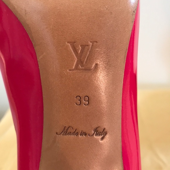 Louis Vuitton pink patent pumps - Picture 5 of 6